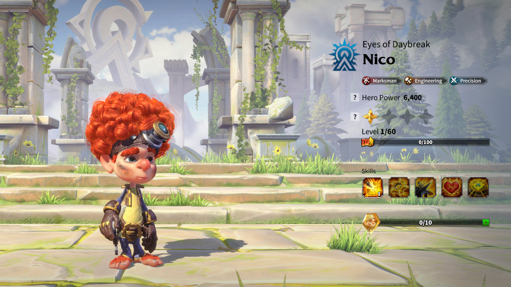 Talent build for Nico