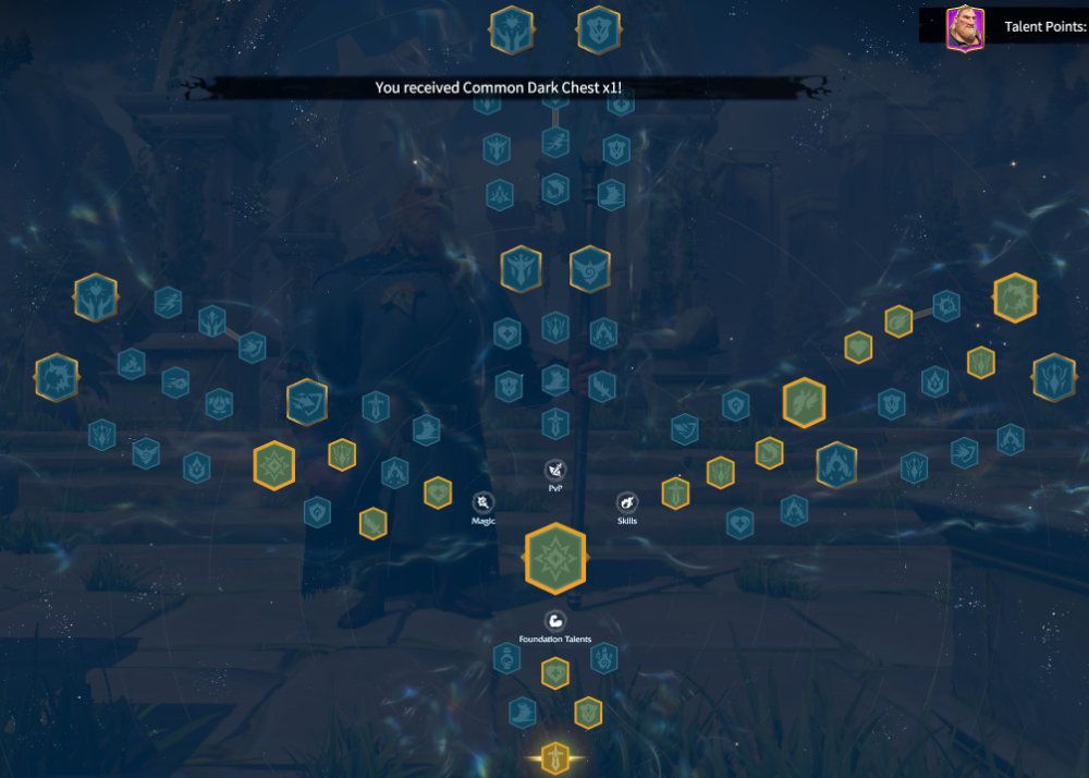 Waldyr Skill Talent Tree
