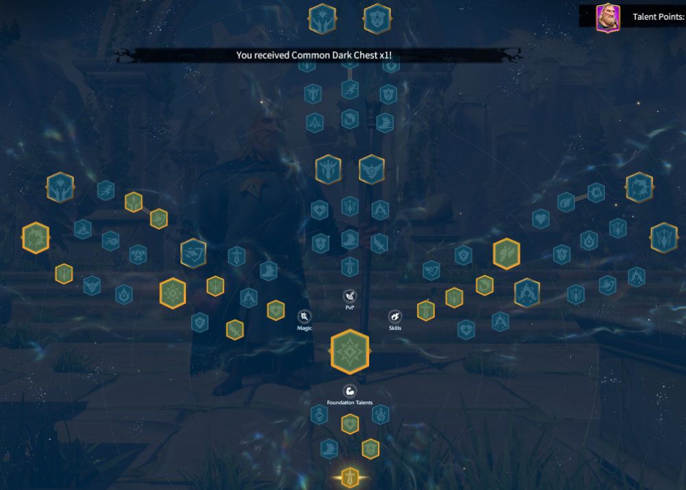 Waldyr Magic Talent Tree
