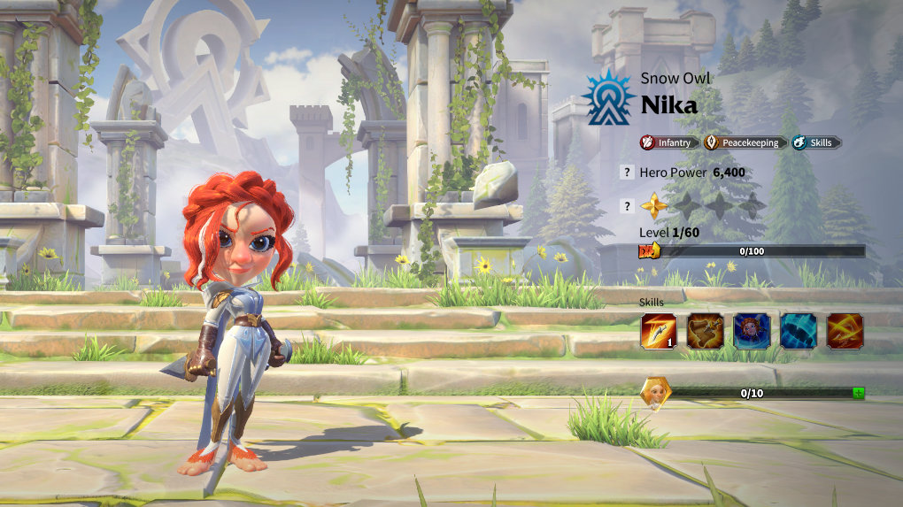 Talent build for Nika