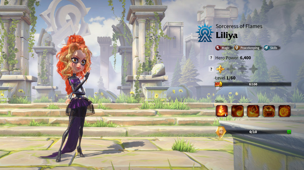 Talent tree for Liliya