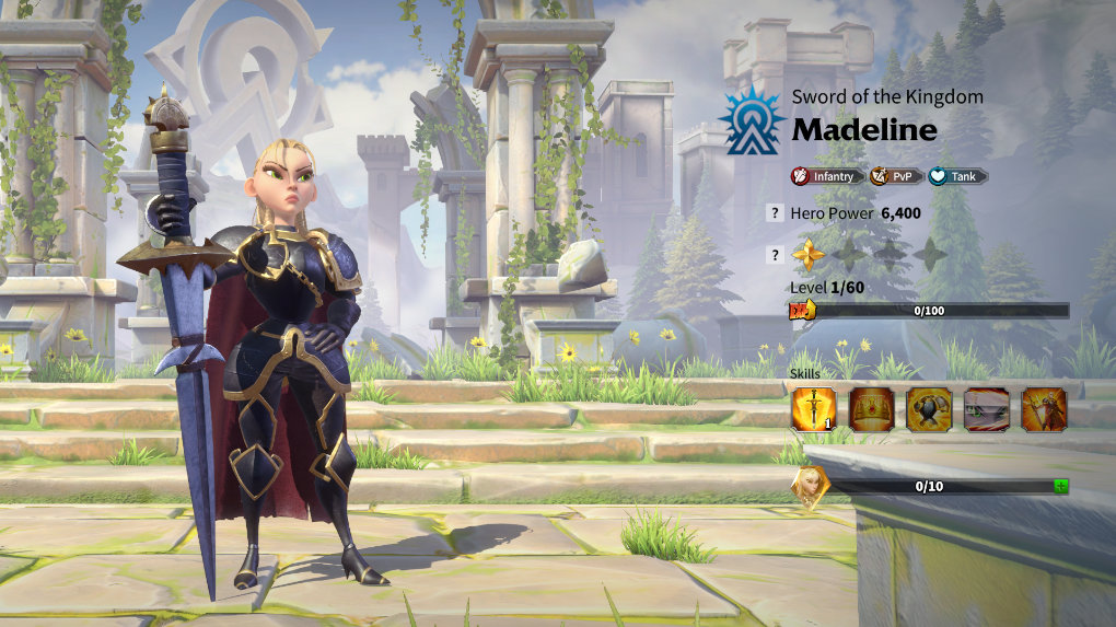 Talent build for Madeline