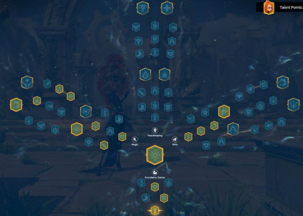 Liliya Magic Talent Tree