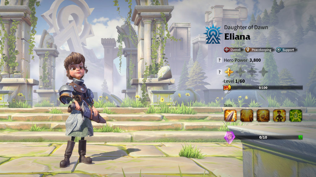 Talent tree for Eliana